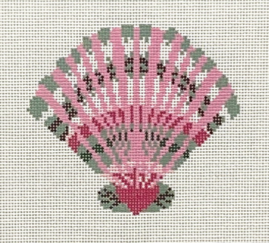 Pink Scallop Shell #2