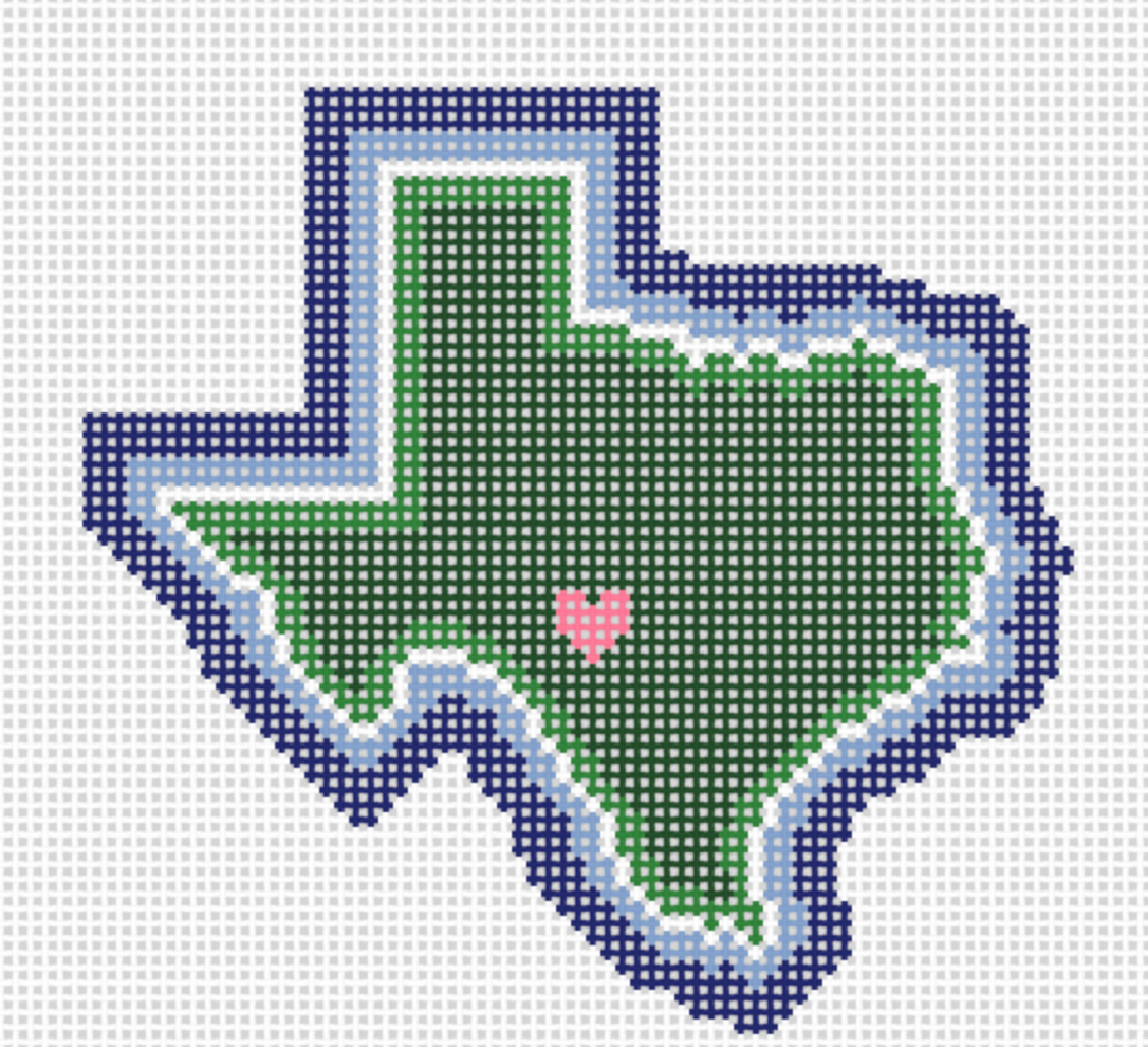 Heart of Texas Map - Hill Country