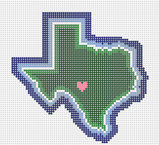 Heart of Texas Map - Hill Country