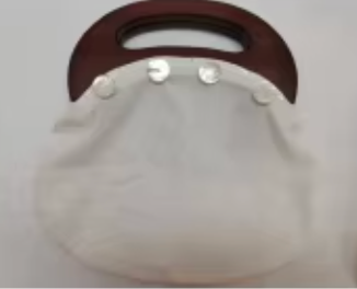 Classic Wooden Bermuda Bag Handles (one pair)