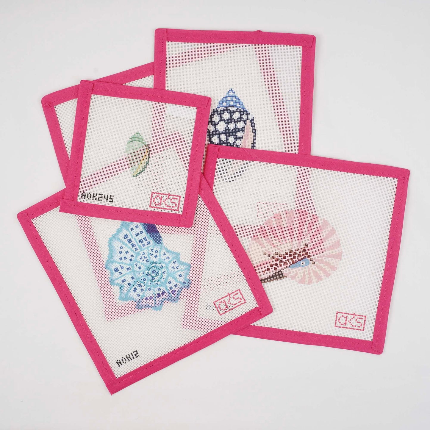 Pink Scallop Shell #2 (Pink and Orange Colorway)