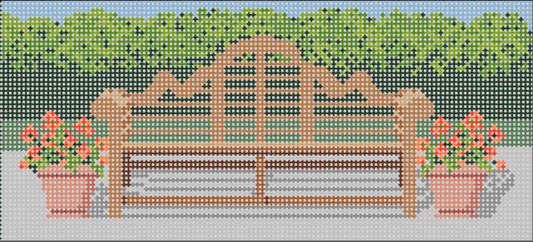 Sissinghurst Bench in the Garden