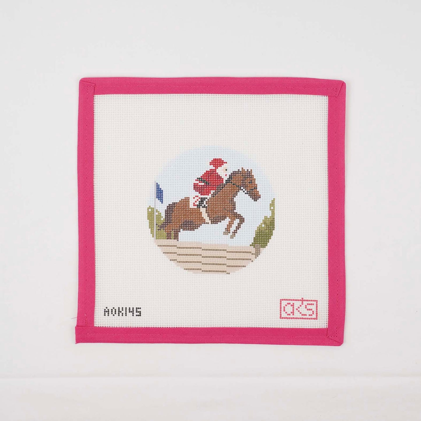 Sporty Santa Ornament - Steeplechase Santa