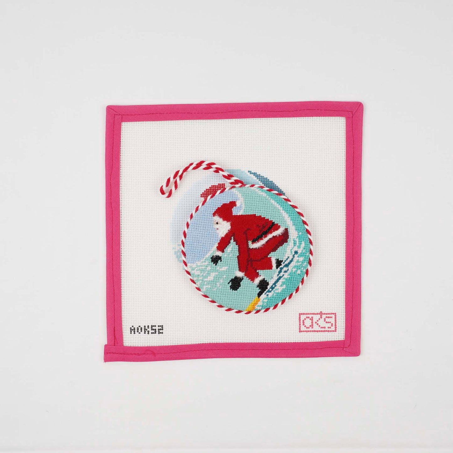 Sporty Santa Ornament - Surfing Santa