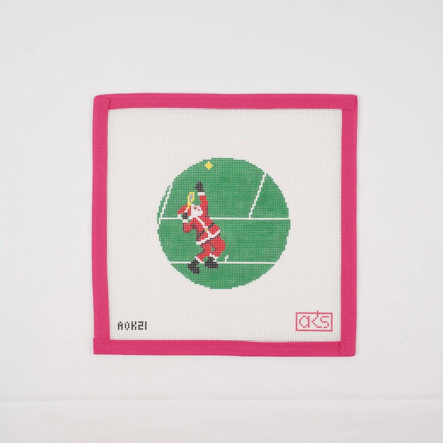 Sporty Santa Ornament - Tennis Santa