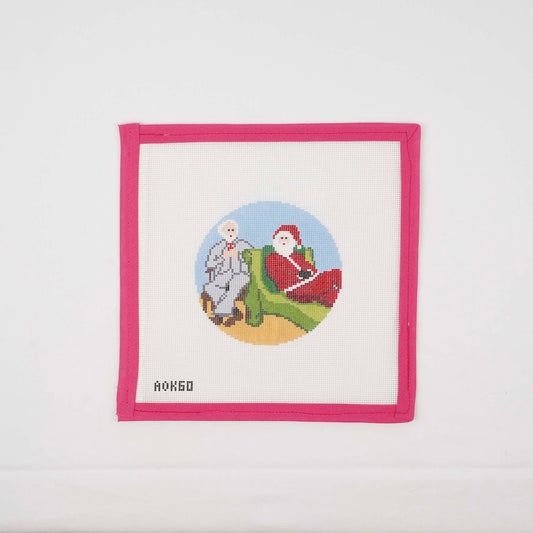 Sporty Santa Ornament - Therapy Santa