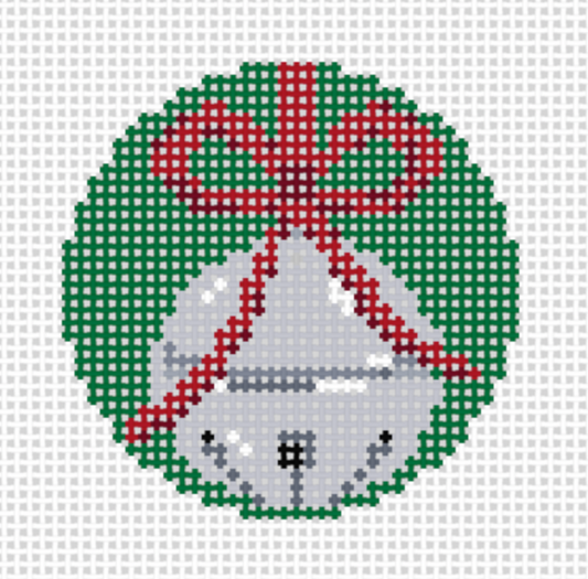 Tiny Sleigh Bell - Green Background