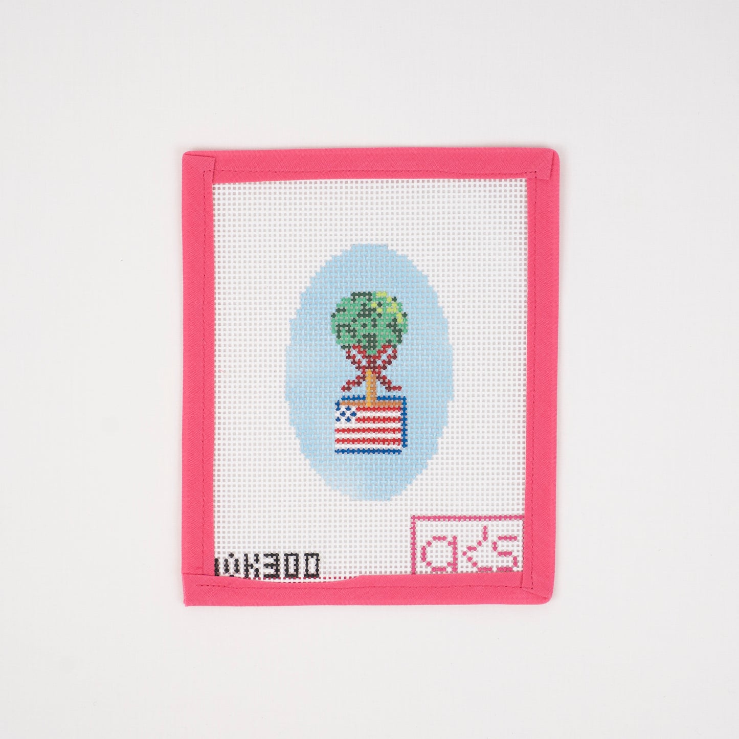 4th of July Topiary Ornament (Oval)