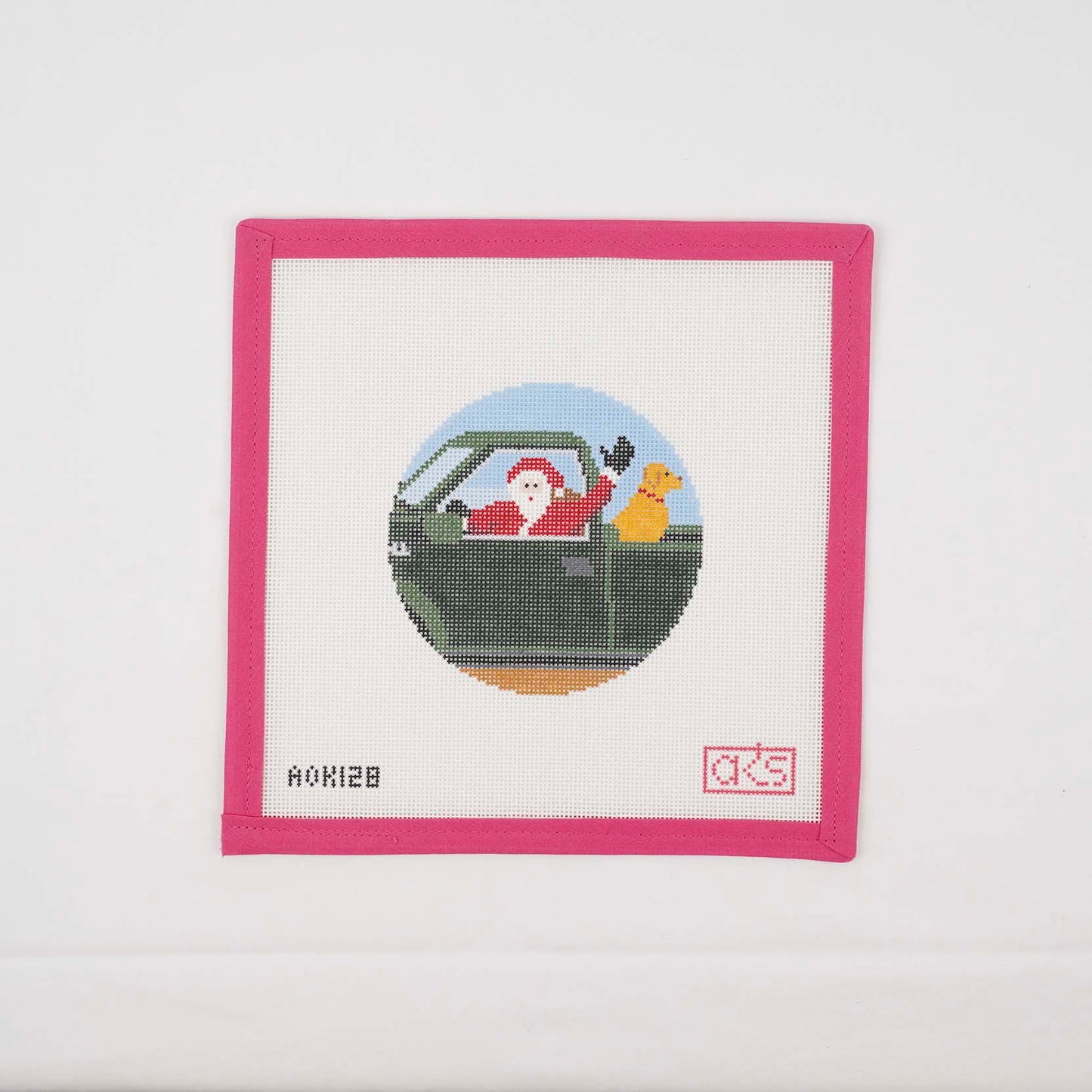 Sporty Santa Ornament - Truck-Driving Santa