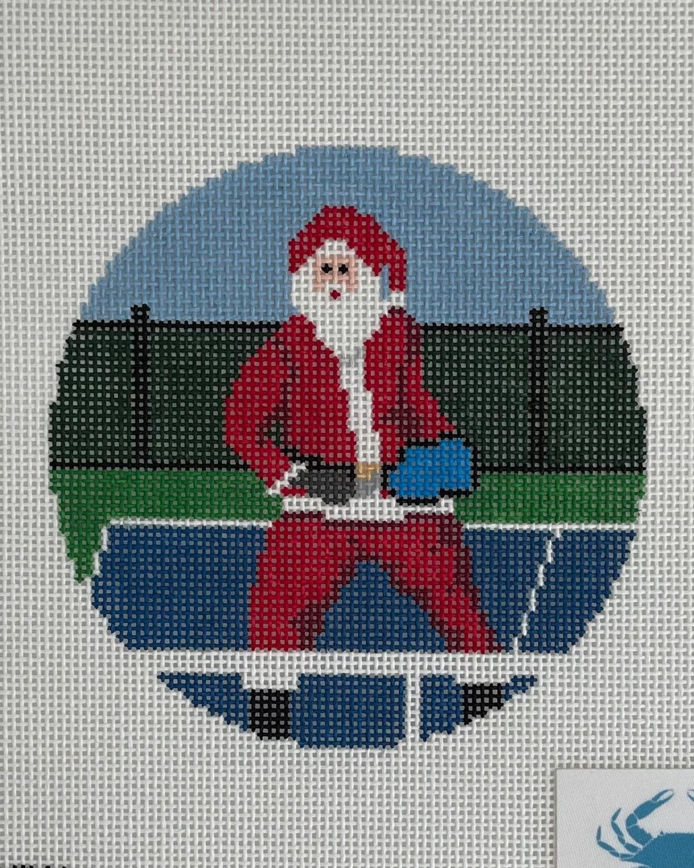 Sporty Santa Ornament - Pickleball Santa